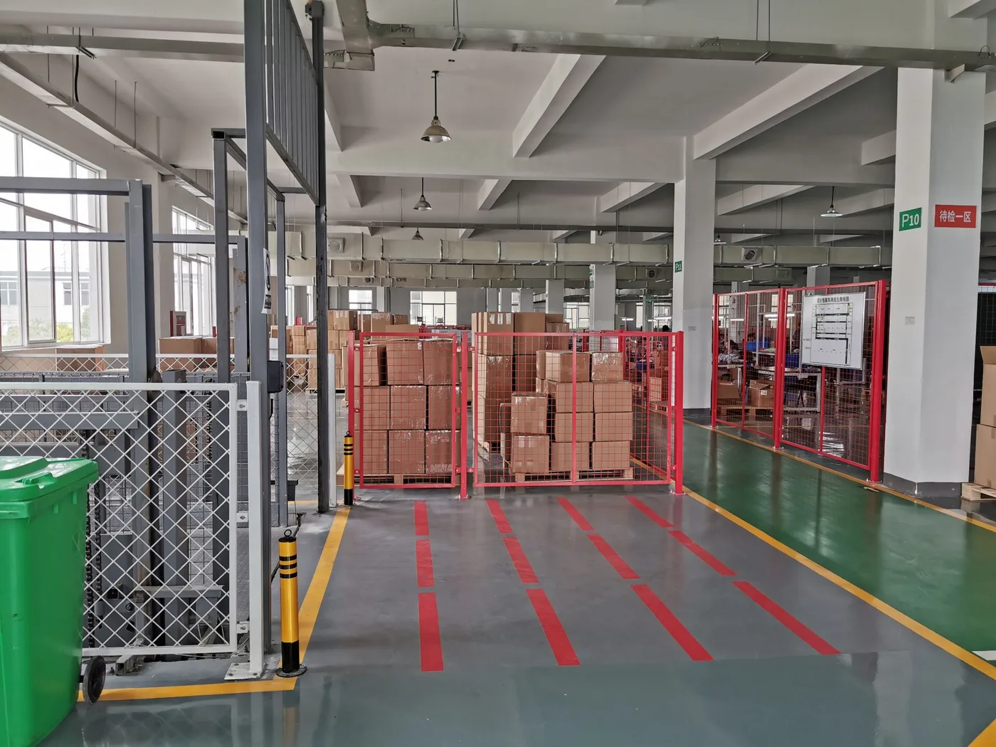 SIAN PPE production facility floor — China manufacturer