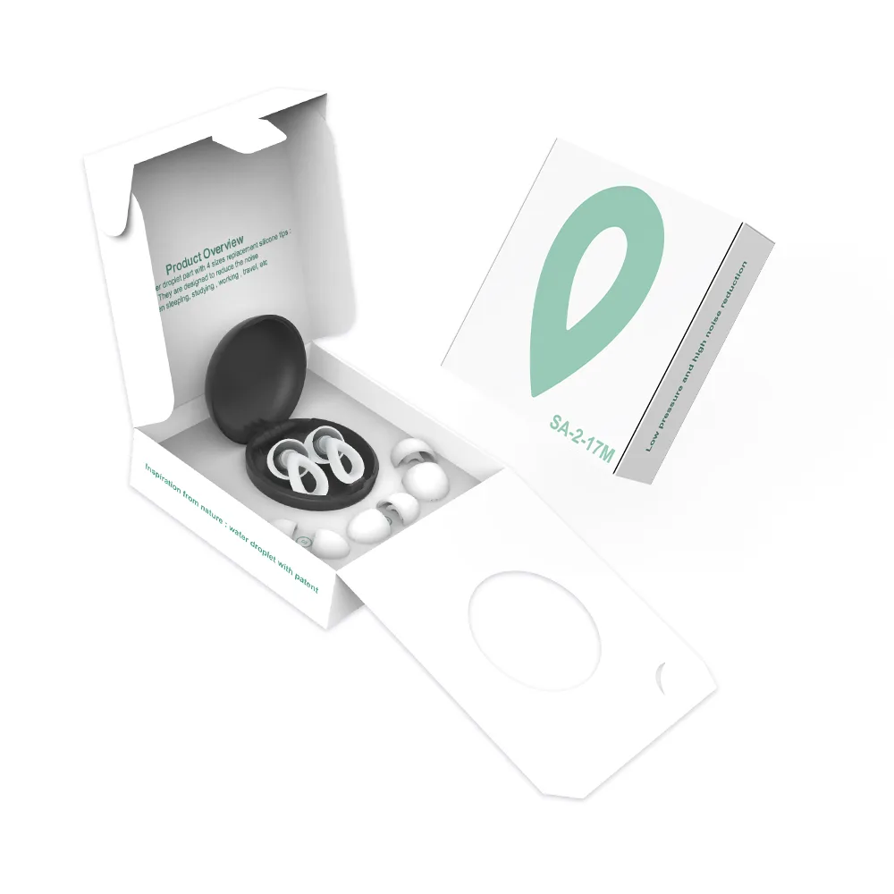SA-2-17M Soft Silicone Noise-Reduction Earplugs (SNR 26 dB)