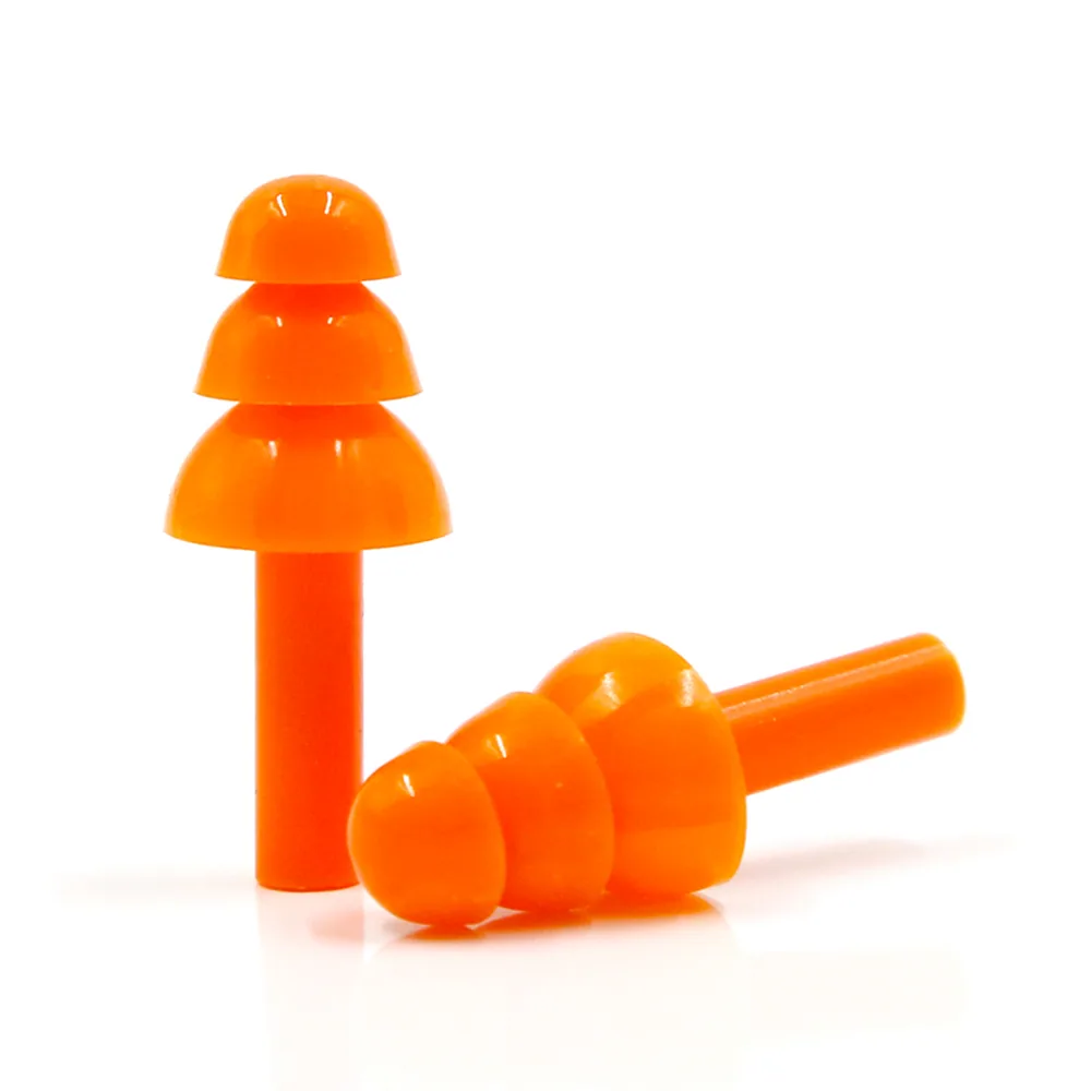 SA-3101 Swimming Silicone Earplugs (Triple-Flange)